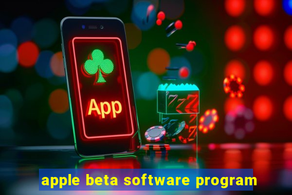 apple beta software program
